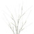 LED Lighted Birch Twig Christmas Tree - 24" -White - Warm White